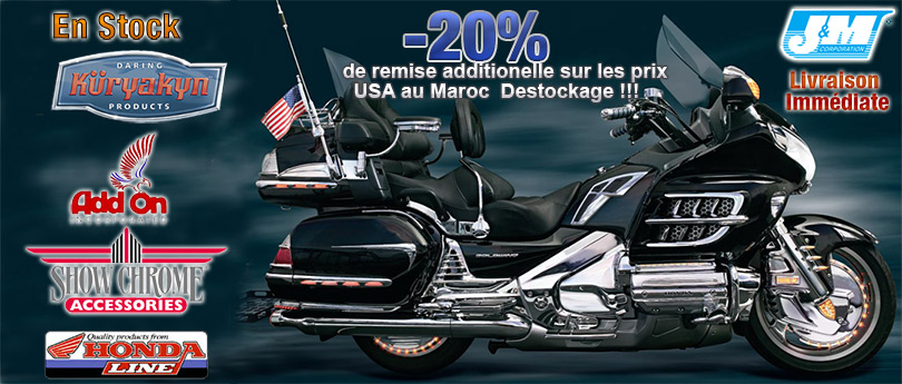 Le plus grad destockage Goldwing au Maroc