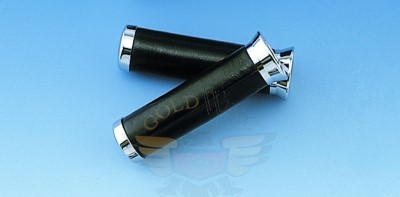 BLACK LEATHER GRIPS