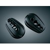 COVERS FOR STOCK H-D MIRRORS, BLACK