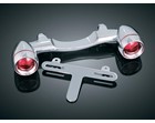 CUSTOM REAR TURN SIGNAL MNT W/BULLET TURN SIGNALS