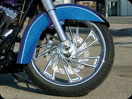 CARTEL CHROME WHEEL KIT, '09 FLH MODELS