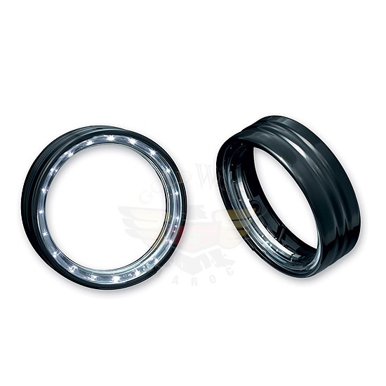 L.E.D. HALO TRIM RING, BLACK FOR 