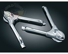 UNLIGHTED SWINGARM COVERS, 08-UP SOFTAIL