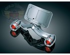 TURN SIGNALS WITH LIGHTED CURVED LICENSE FRAME